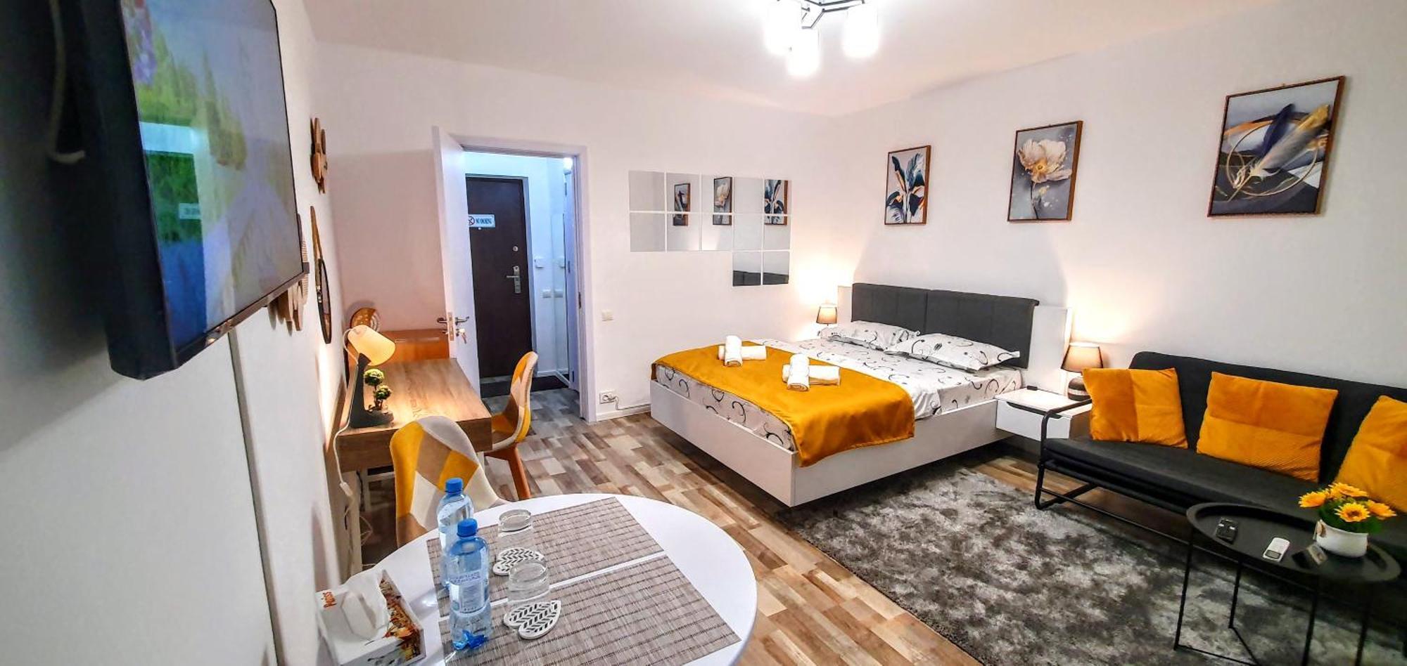The Yellow King - Luxurious Apartment Букурещ Екстериор снимка